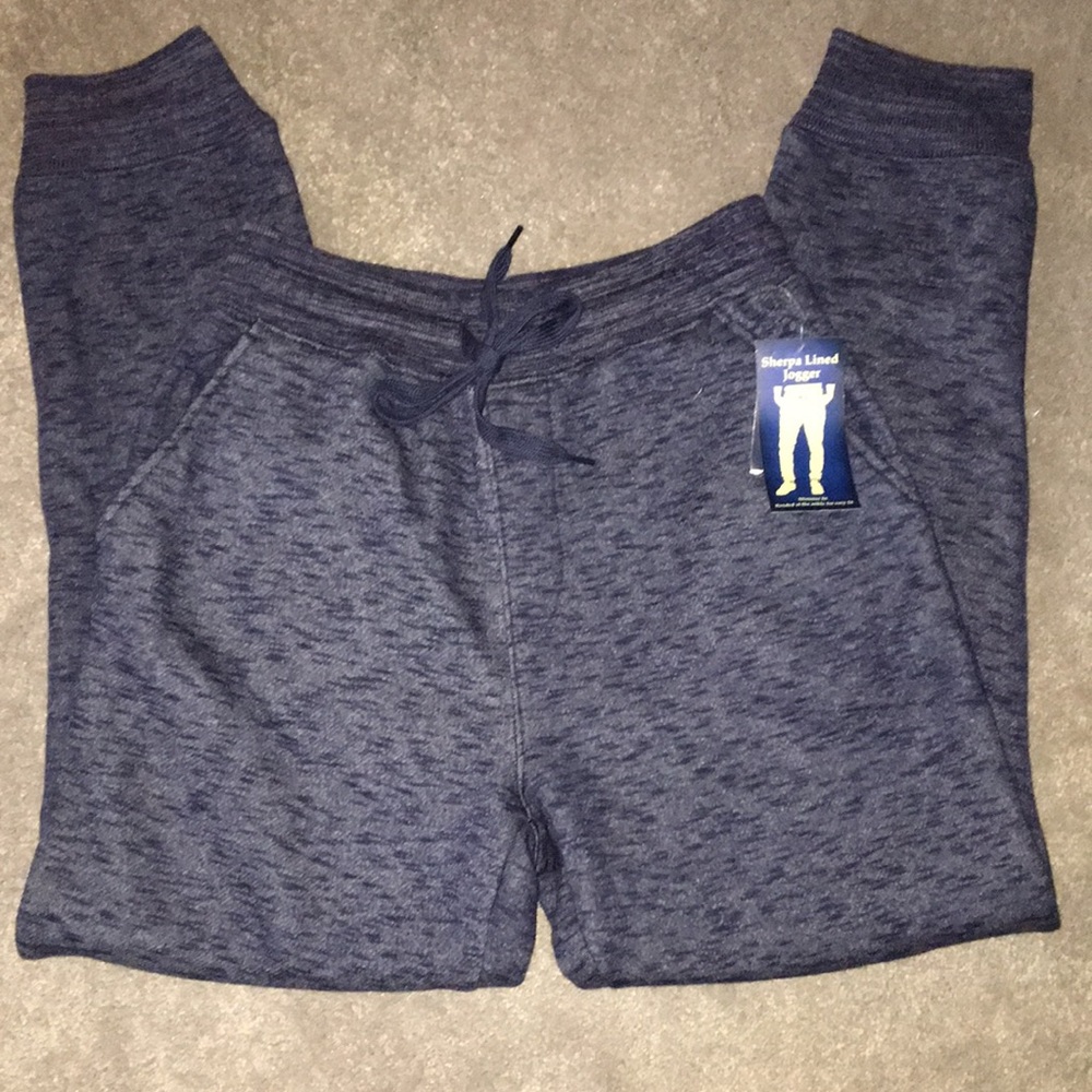 Sherpa lined joggers